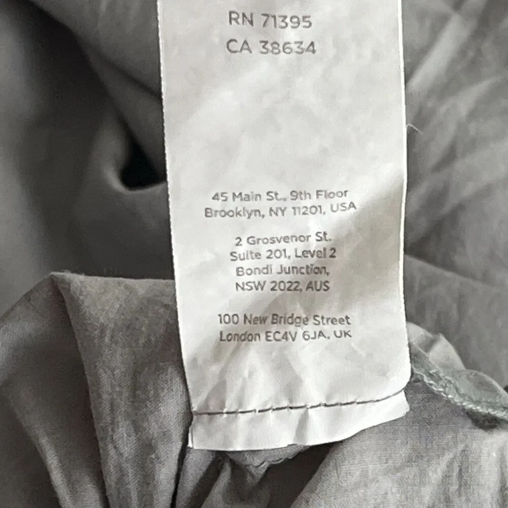 West Elm 100% Cotton Duvet Cover King Light Gray Button Closure Neutral Luxury